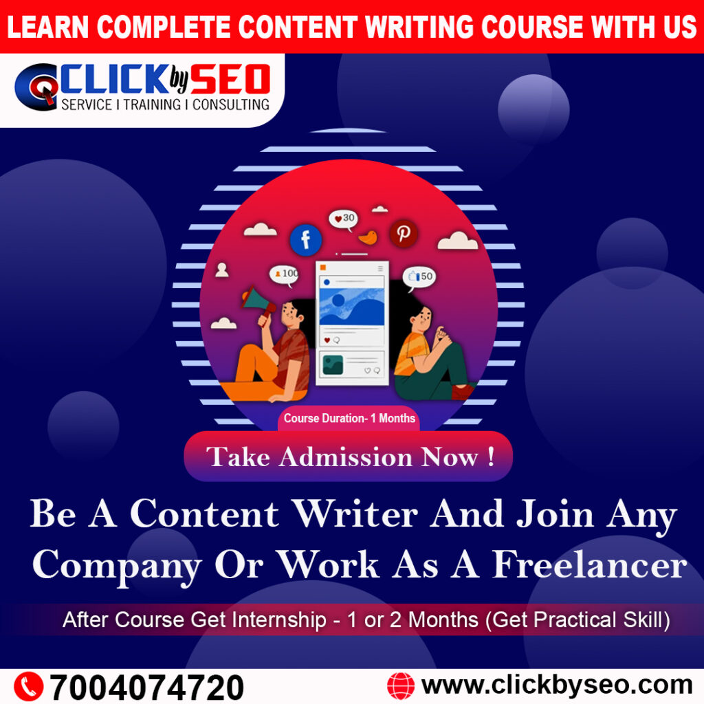 Content Writing Course in Patna With CLICKBYSEO